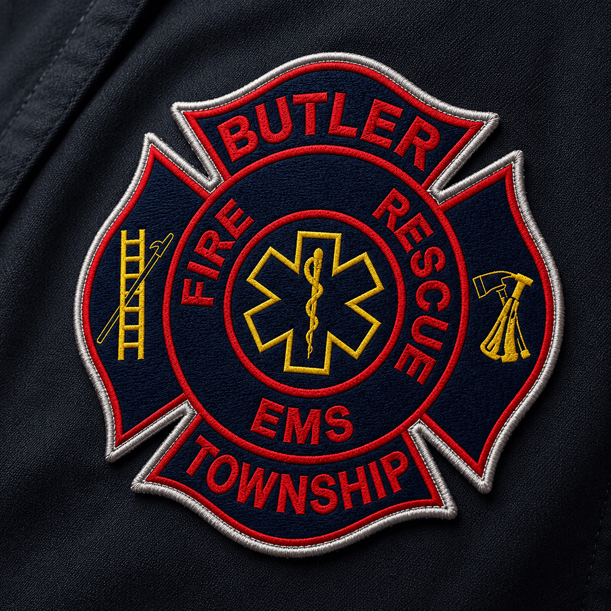 Stylized Butler patch design