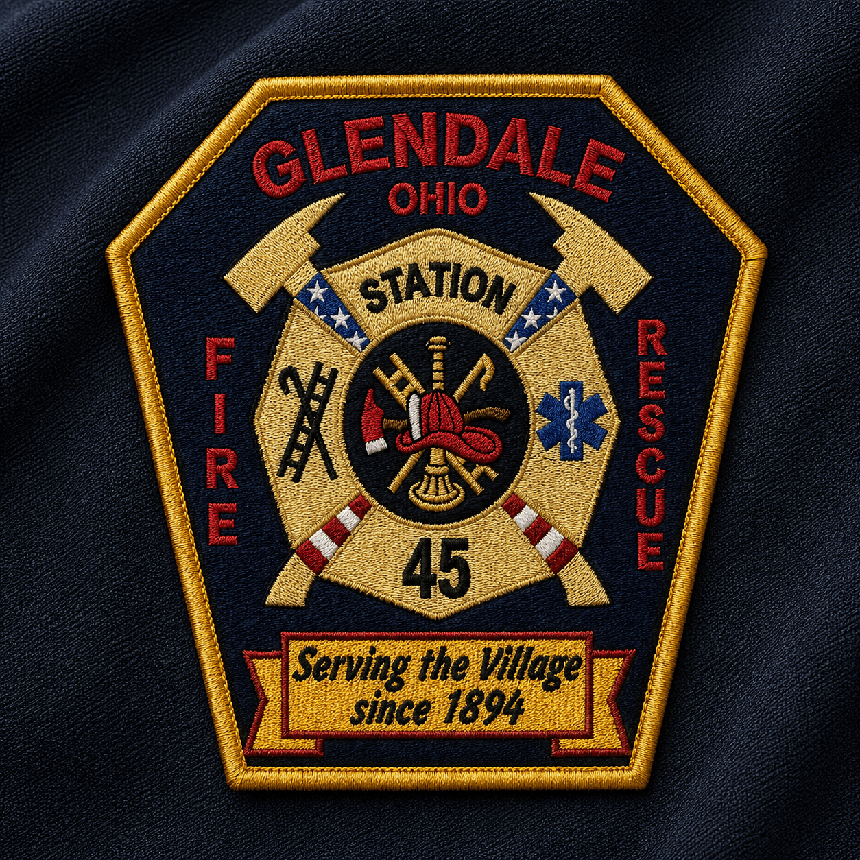Stylized Glendale patch design